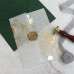 Transparent Acrylic Invitation Rectangle Vellum Paper Cover Foiling Card Customized 